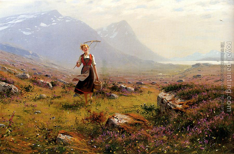 Hans Dahl : Returning From The Fields
